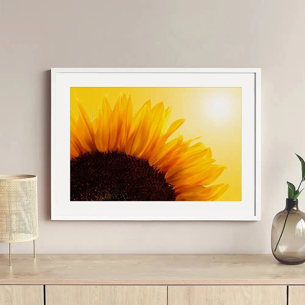 Sunflower Framed Art Print Sunflower Framed Art Print wall art product S_Photo / Shutterstock