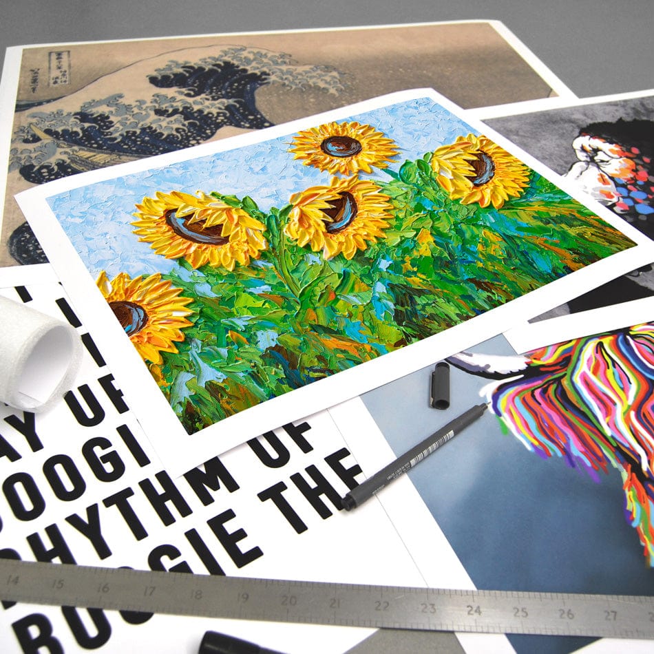 Sunflowers Art Print wall art product Olga Tkachyk