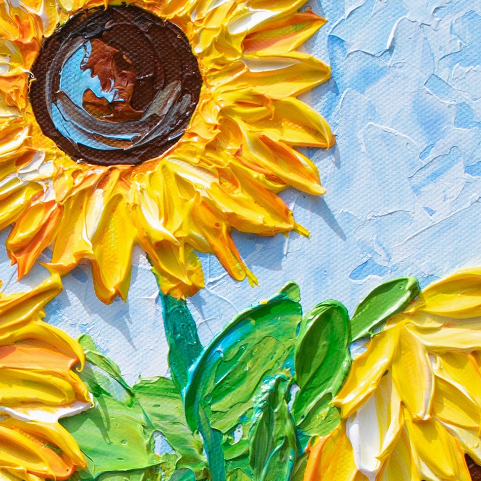 Sunflowers Art Print wall art product Olga Tkachyk