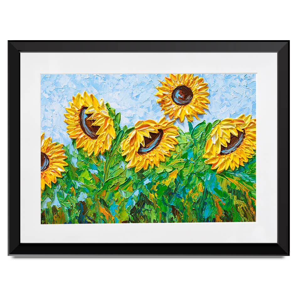 Sunflowers Framed Art Print Sunflowers Framed Art Print wall art product Olga Tkachyk