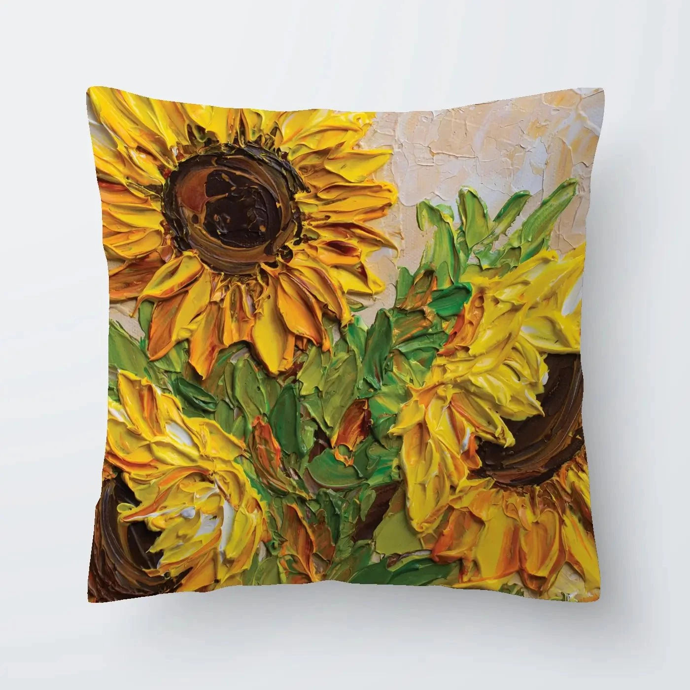 Sunflowers Warmth Cushion Sunflowers Warmth Cushion wall art product Olga Tkachyk