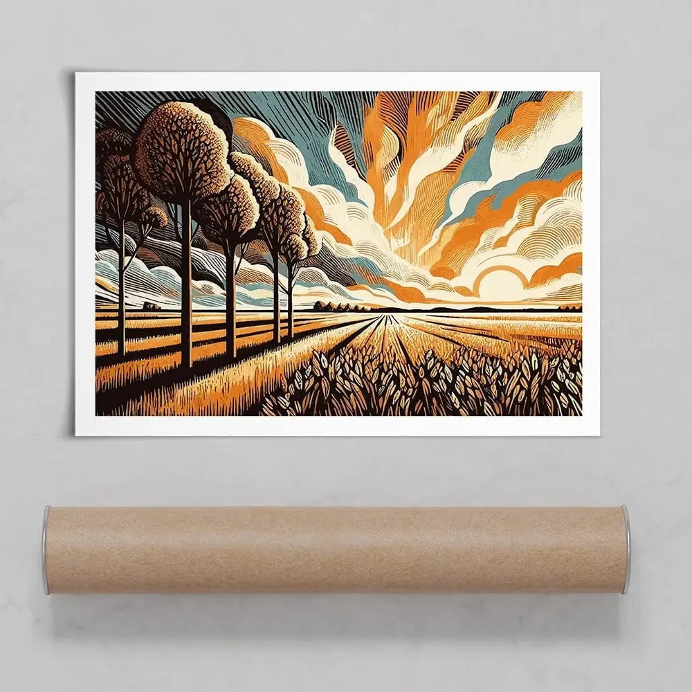 Sunlit Serenity Art Print Sunlit Serenity Art Print wall art product P & M Print Gallery