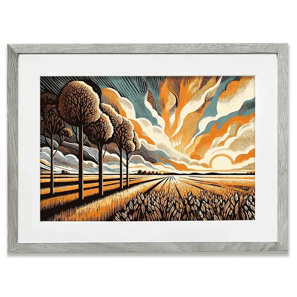 Sunlit Serenity Framed Art Print Sunlit Serenity Framed Art Print wall art product P & M Print Gallery