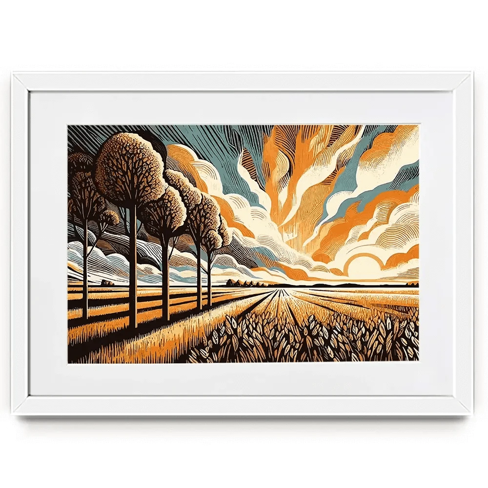 Sunlit Serenity Framed Art Print Sunlit Serenity Framed Art Print wall art product P & M Print Gallery