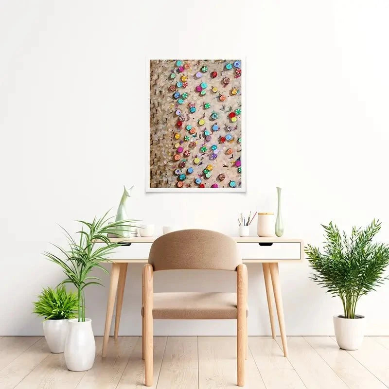 Sunny Beach Day Art Print Sunny Beach Day Art Print wall art product Studio Paint-Ing