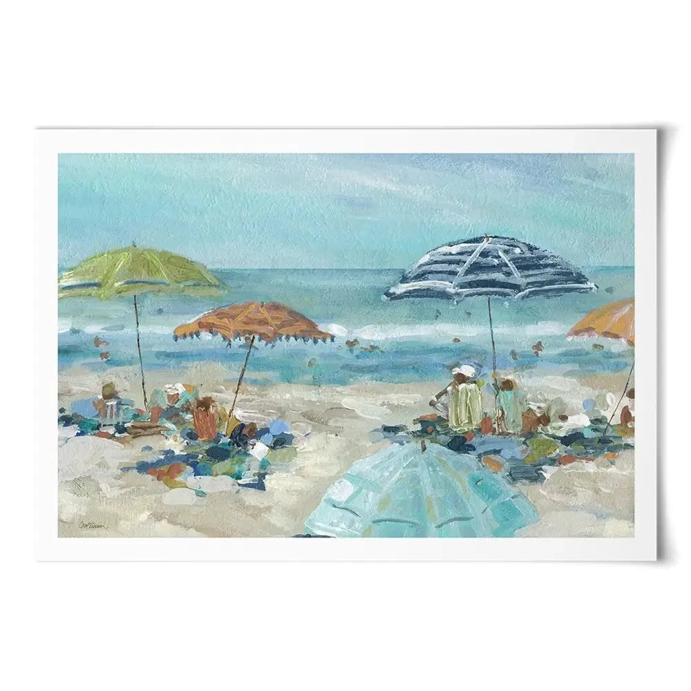 Sunny Beach Time Art Print Sunny Beach Time Art Print wall art product Carol Robinson