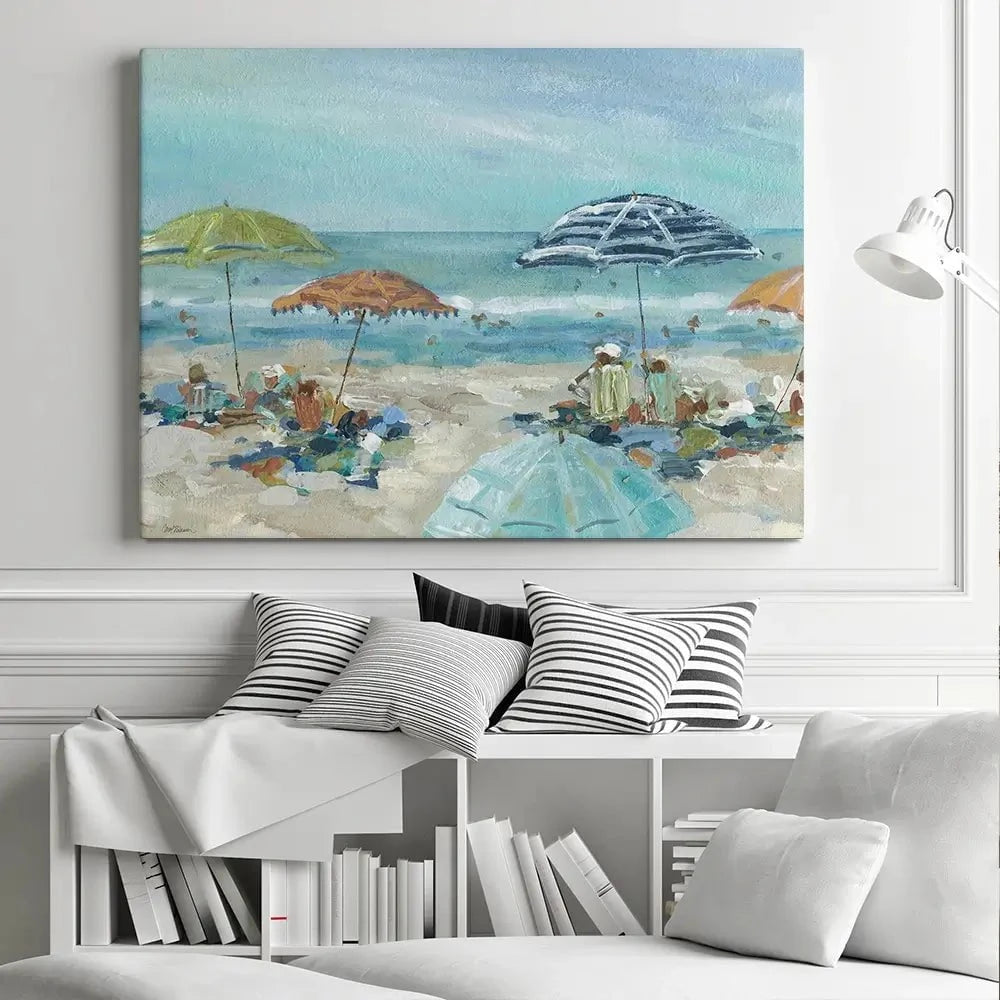 Sunny Beach Time Canvas Print Sunny Beach Time Canvas Print wall art product Carol Robinson