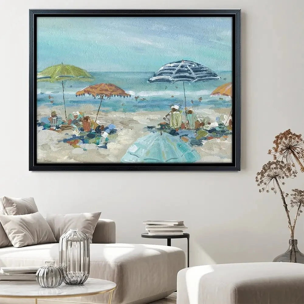Sunny Beach Time Canvas Print Sunny Beach Time Canvas Print wall art product Carol Robinson