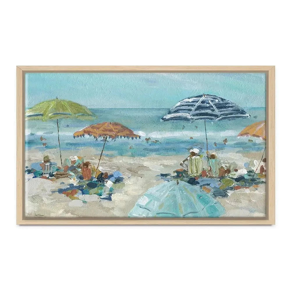 Sunny Beach Time Canvas Print Sunny Beach Time Canvas Print wall art product Carol Robinson