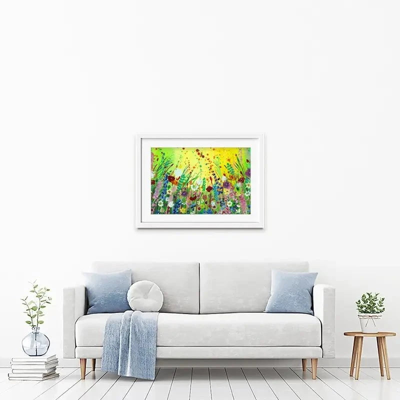 Sunny Blooms Framed Art Print Sunny Blooms Framed Art Print wall art product Emma LC Art