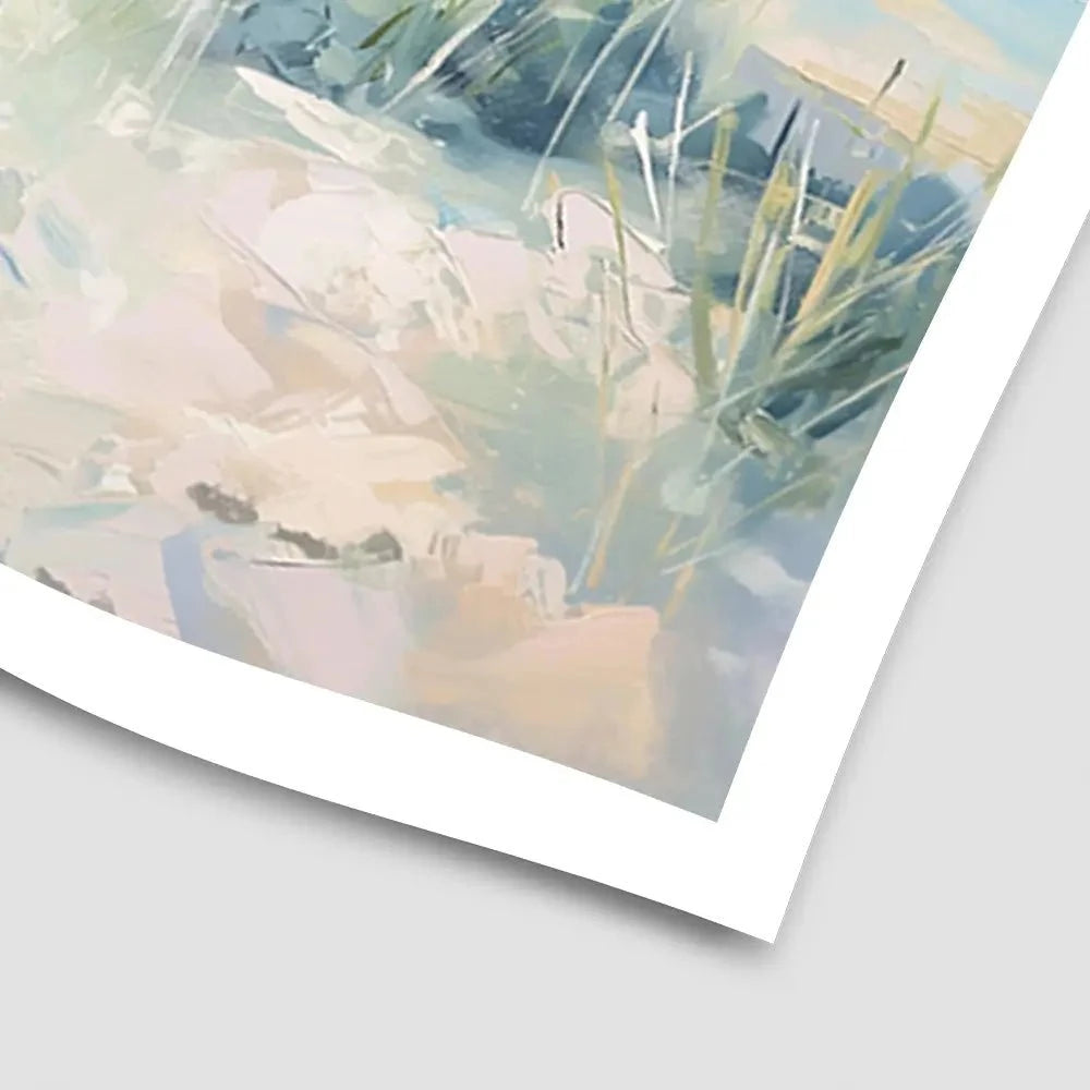 Sunny Day At The Coast Art Print Sunny Day At The Coast Art Print wall art product Gina Kelly - Independent
