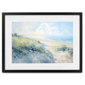 Sunny Day At The Coast Framed Art Print Sunny Day At The Coast Framed Art Print wall art product Gina Kelly - Independent
