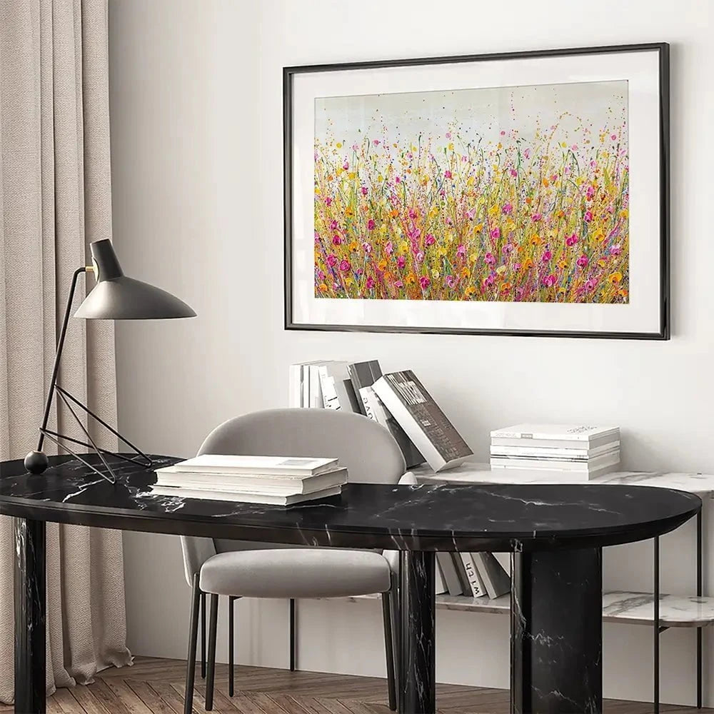 Sunny Meadow Framed Art Print Sunny Meadow Framed Art Print wall art product Olga Tkachyk