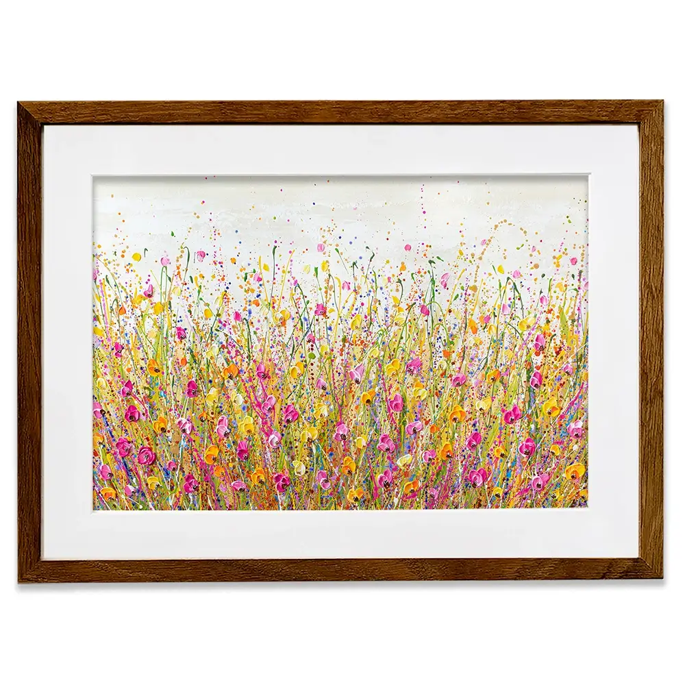 Sunny Meadow Framed Art Print Sunny Meadow Framed Art Print wall art product Olga Tkachyk