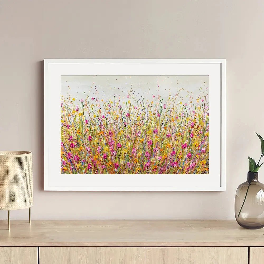 Sunny Meadow Framed Art Print Sunny Meadow Framed Art Print wall art product Olga Tkachyk