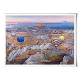 Sunrise Flying In Cappadocia Art Print Sunrise Flying In Cappadocia Art Print wall art product Ekaterina Ermilkina