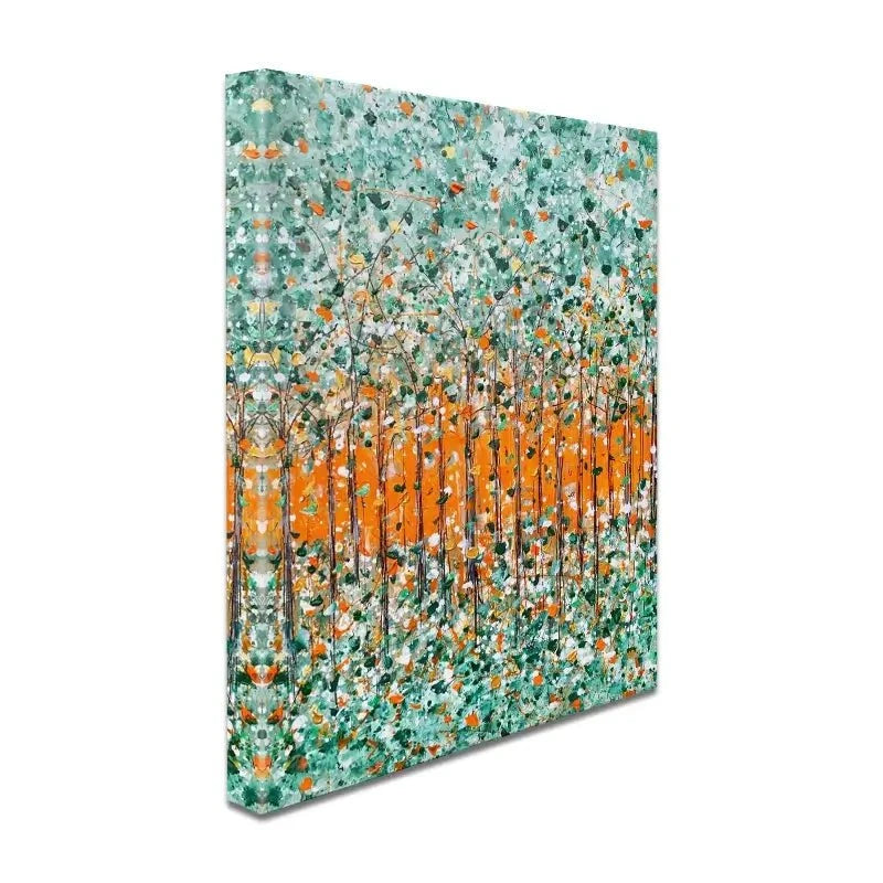 Sunrise In The Woods Canvas Print Sunrise In The Woods Canvas Print wall art product Charlotte Anna Reed