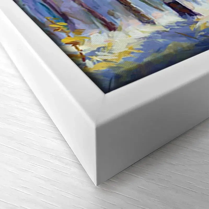Sunrise Over The Birch Tree Forest Canvas Print Sunrise Over The Birch Tree Forest Canvas Print wall art product Leon Devenice