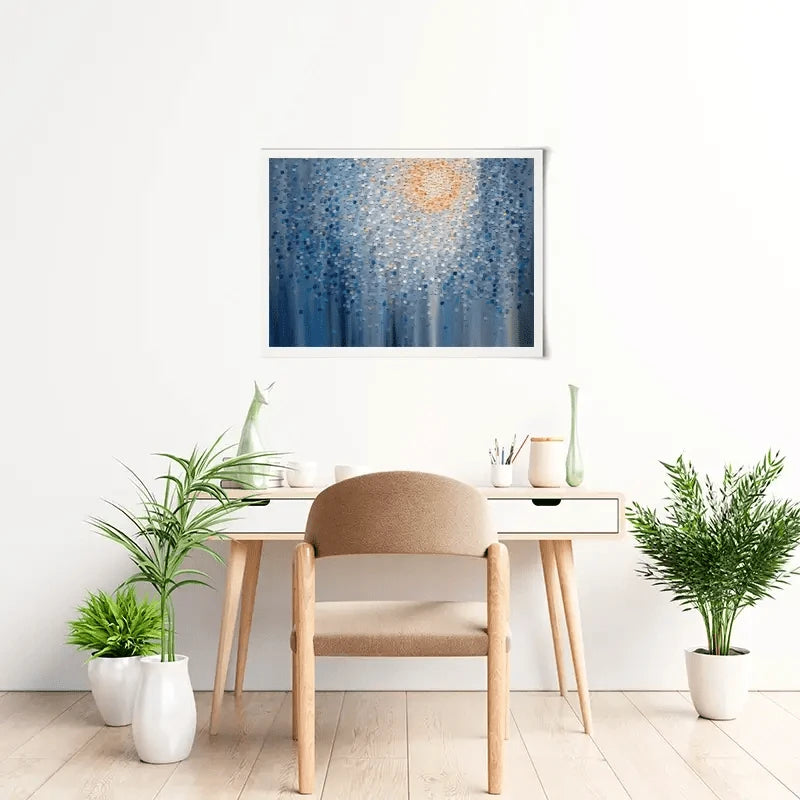 Sunrise Over The City Art Print Sunrise Over The City Art Print wall art product Ekaterina Ermilkina
