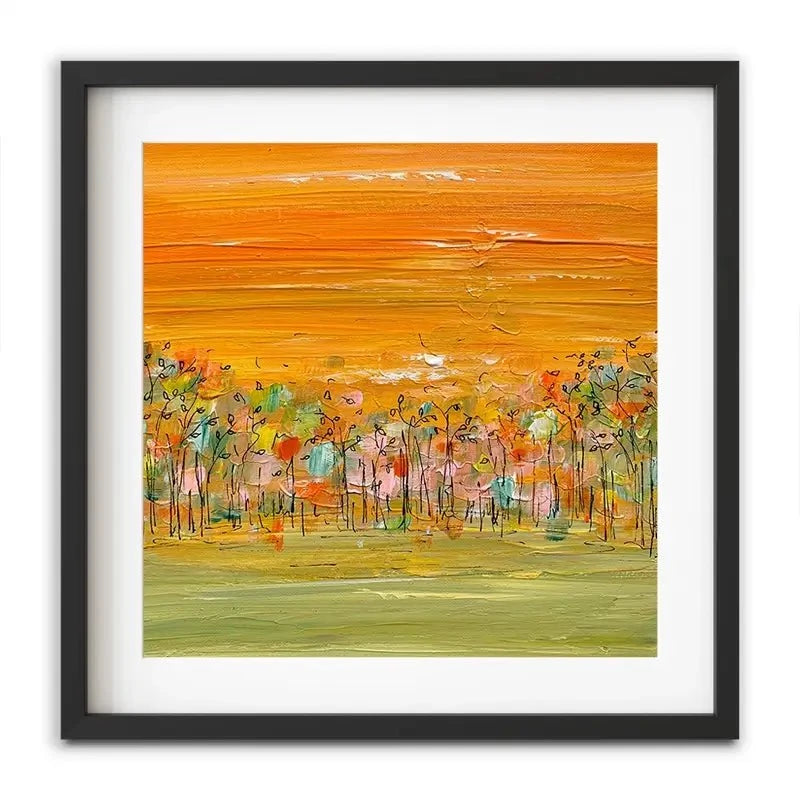 Sunrise Over The Forest Framed Art Print Sunrise Over The Forest Framed Art Print wall art product Charlotte Anna Reed