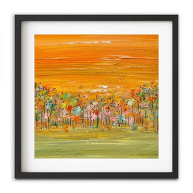 Sunrise Over The Forest Framed Art Print Sunrise Over The Forest Framed Art Print wall art product Charlotte Anna Reed