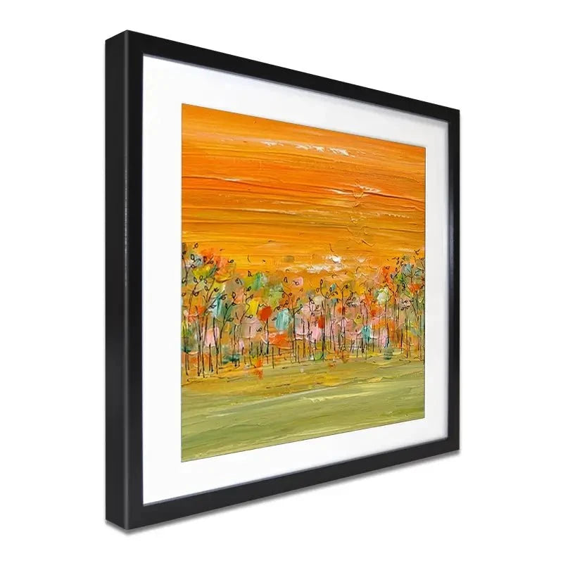 Sunrise Over The Forest Framed Art Print Sunrise Over The Forest Framed Art Print wall art product Charlotte Anna Reed