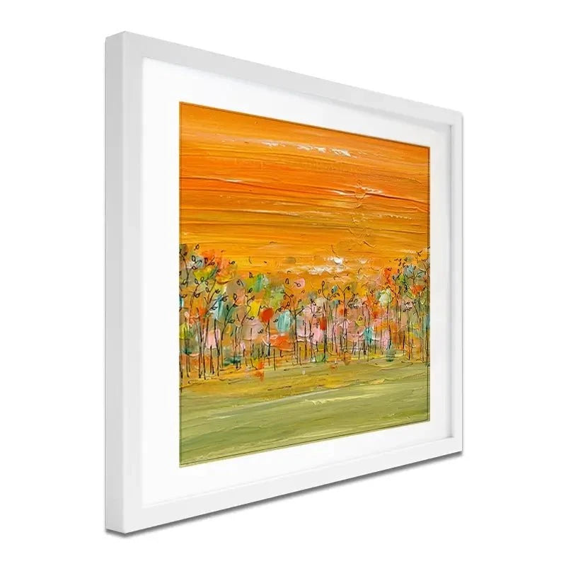 Sunrise Over The Forest Framed Art Print Sunrise Over The Forest Framed Art Print wall art product Charlotte Anna Reed
