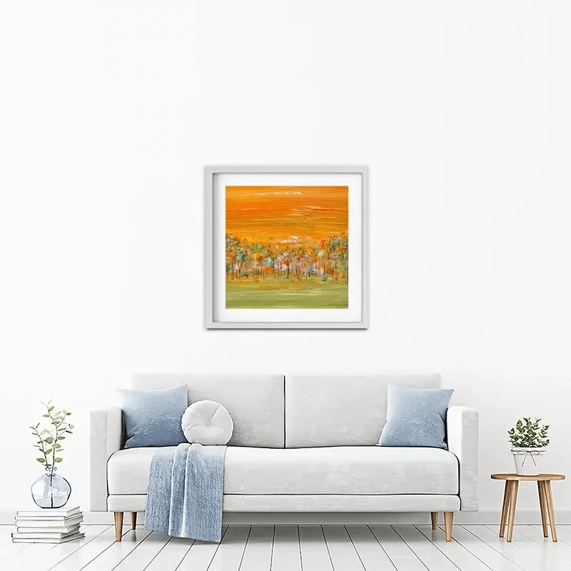 Sunrise Over The Forest Framed Art Print Sunrise Over The Forest Framed Art Print wall art product Charlotte Anna Reed