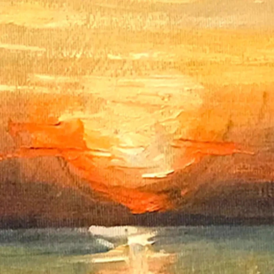 Sunrise Over The Sea Framed Art Print Trio Sunrise Over The Sea Framed Art Print Trio wall art product OlgaOsa / Shutterstock