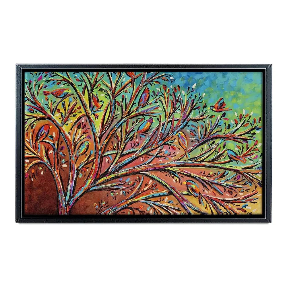 Sunrise Treetop Birds 2 Canvas Print Sunrise Treetop Birds 2 Canvas Print wall art product Carolee Vitaletti
