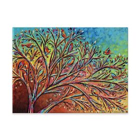 Sunrise Treetop Birds 2 Canvas Print Sunrise Treetop Birds 2 Canvas Print wall art product Carolee Vitaletti