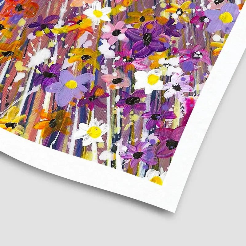 Sunset Chaos Art Print Sunset Chaos Art Print wall art product Emma LC Art