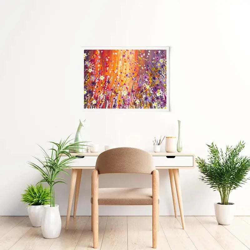 Sunset Chaos Art Print Sunset Chaos Art Print wall art product Emma LC Art