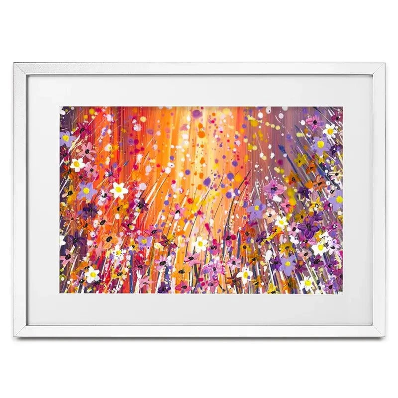 Sunset Chaos Framed Art Print Sunset Chaos Framed Art Print wall art product Emma LC Art