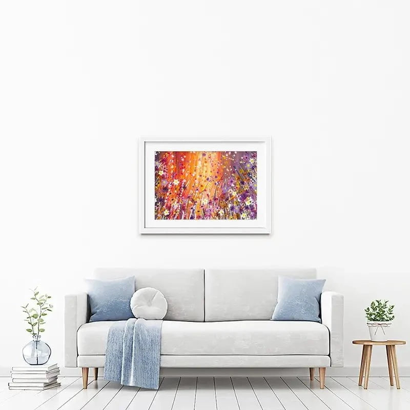 Sunset Chaos Framed Art Print Sunset Chaos Framed Art Print wall art product Emma LC Art