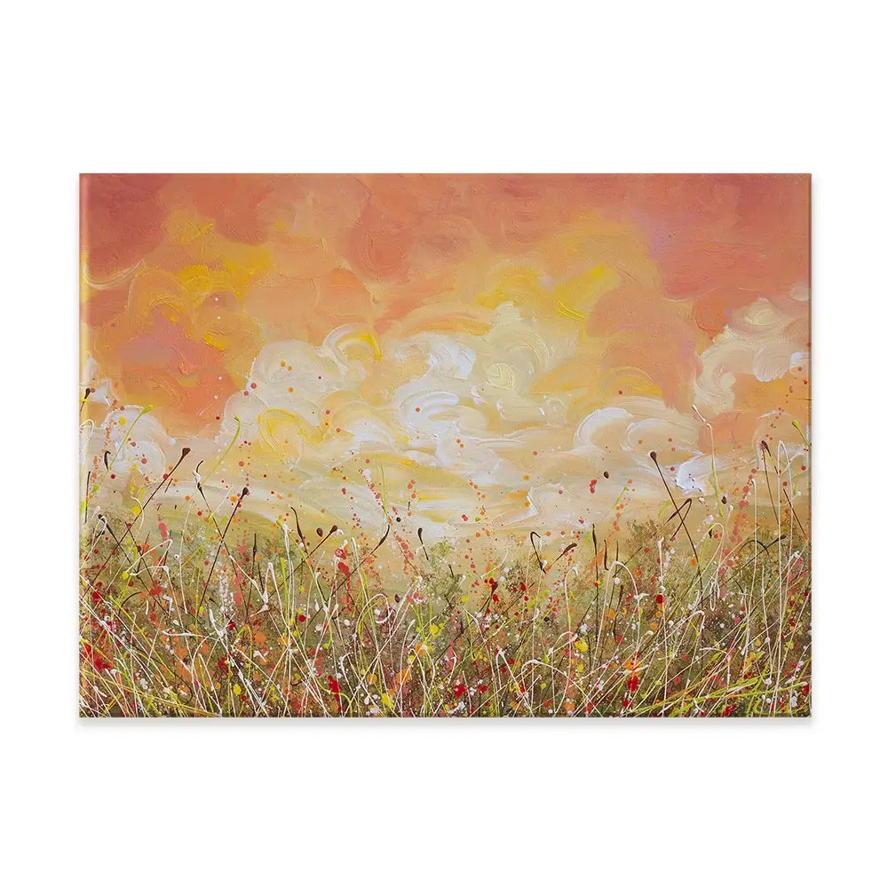 Sunset Clouds Canvas Print Sunset Clouds Canvas Print wall art product Olga Tkachyk
