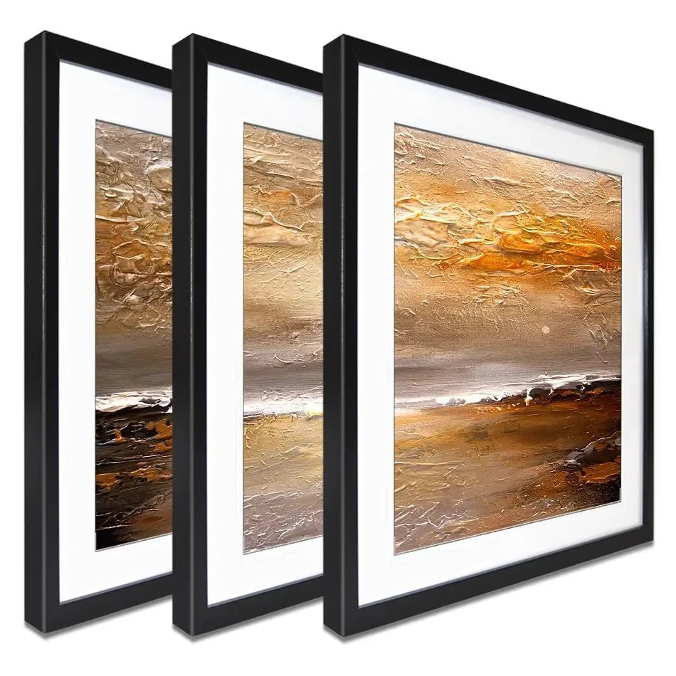 Sunset Framed Art Print Trio Sunset Framed Art Print Trio wall art product Osnat Tzadok