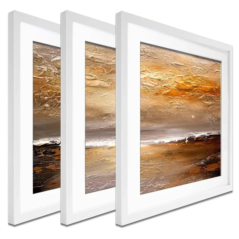 Sunset Framed Art Print Trio Sunset Framed Art Print Trio wall art product Osnat Tzadok