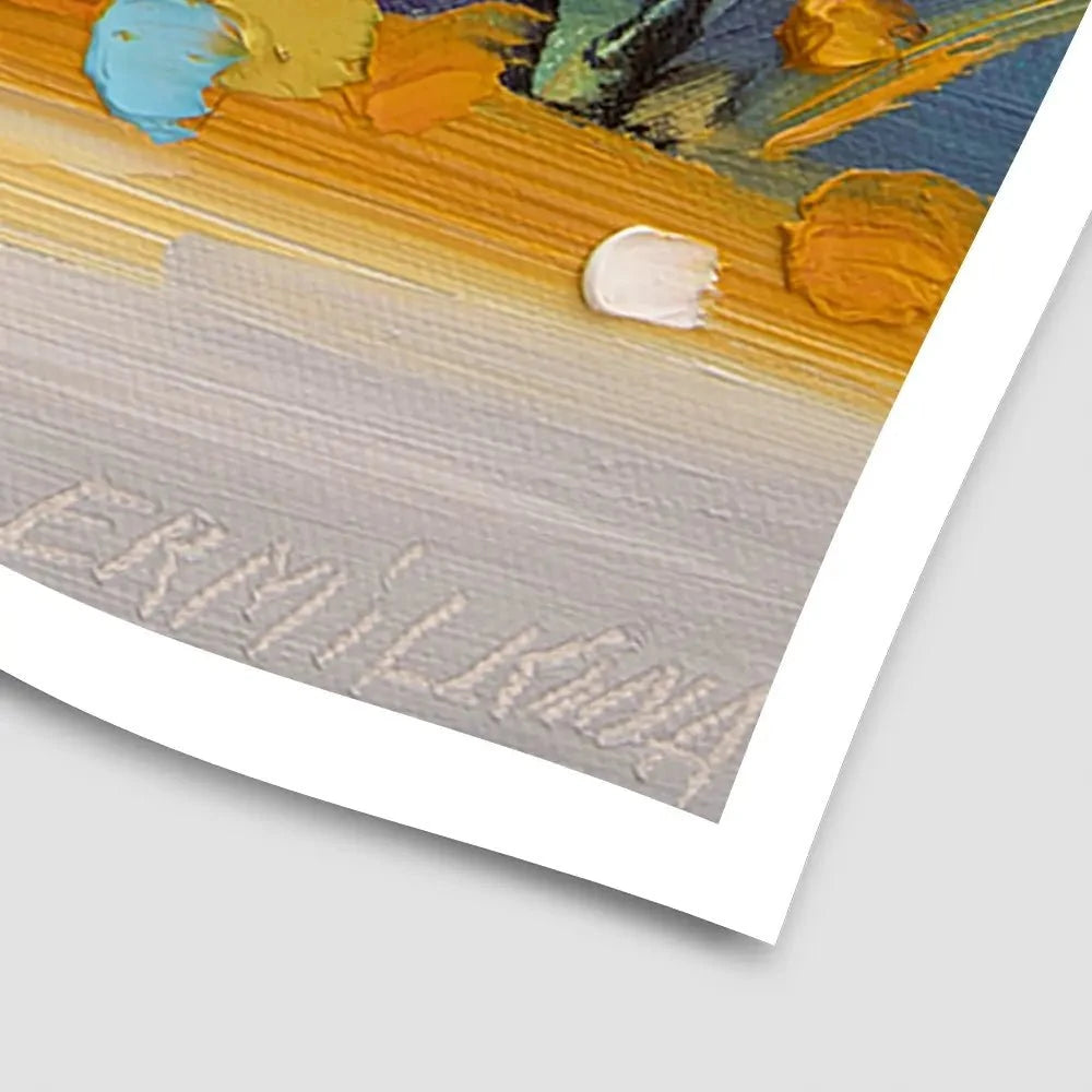 Sunset In The Park Art Print Sunset In The Park Art Print wall art product Ekaterina Ermilkina