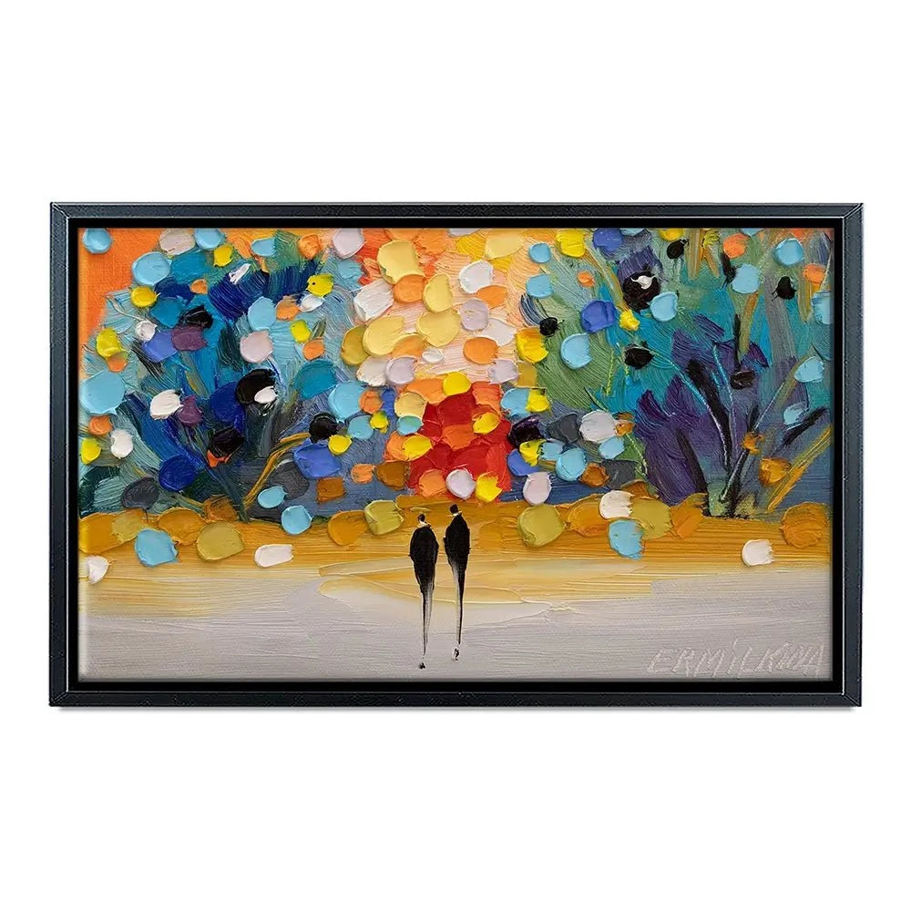 Sunset In The Park Canvas Print Sunset In The Park Canvas Print wall art product Ekaterina Ermilkina