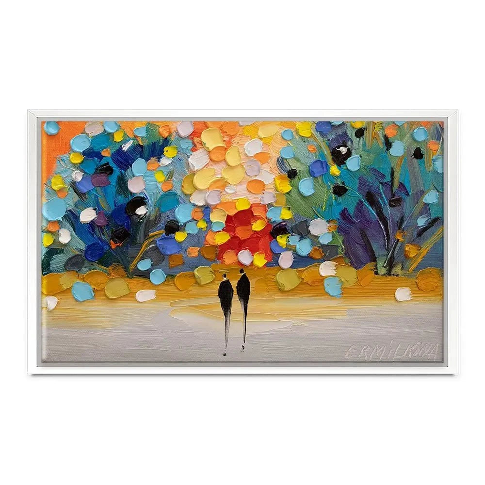 Sunset In The Park Canvas Print Sunset In The Park Canvas Print wall art product Ekaterina Ermilkina