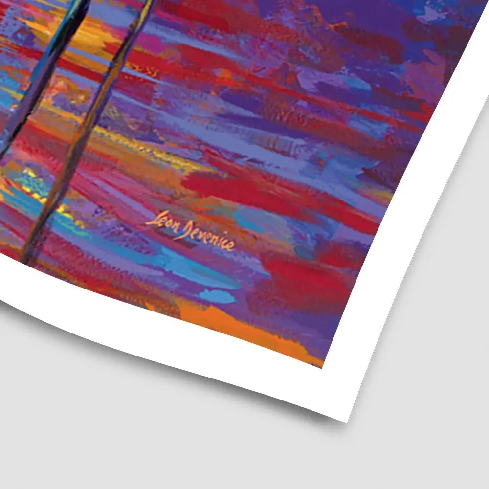 Sunset In Venice Art Print Sunset In Venice Art Print wall art product Leon Devenice