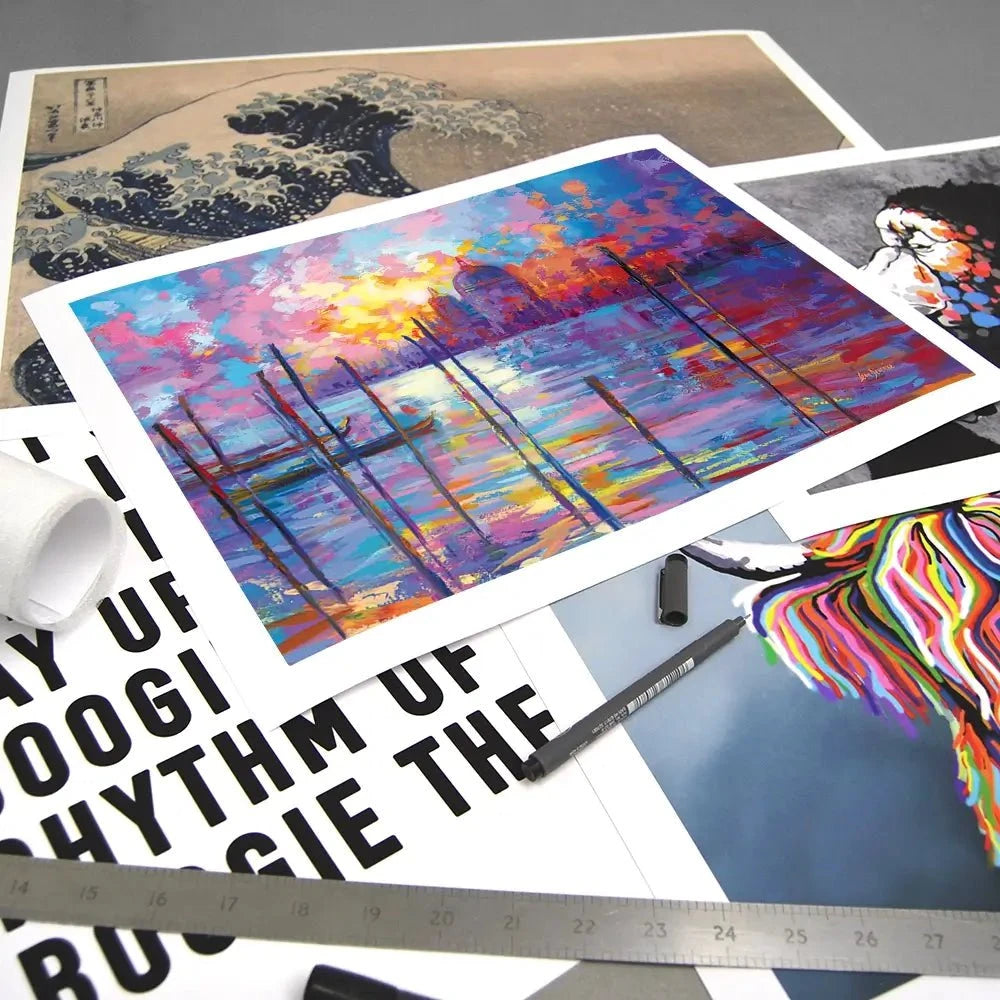 Sunset In Venice Art Print Sunset In Venice Art Print wall art product Leon Devenice