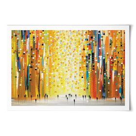 Sunset Lights Art Print Sunset Lights Art Print wall art product Ekaterina Ermilkina