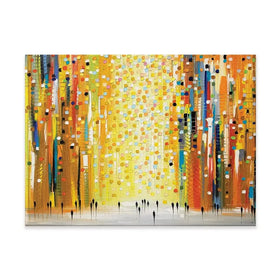 Sunset Lights Canvas Print Sunset Lights Canvas Print wall art product Ekaterina Ermilkina