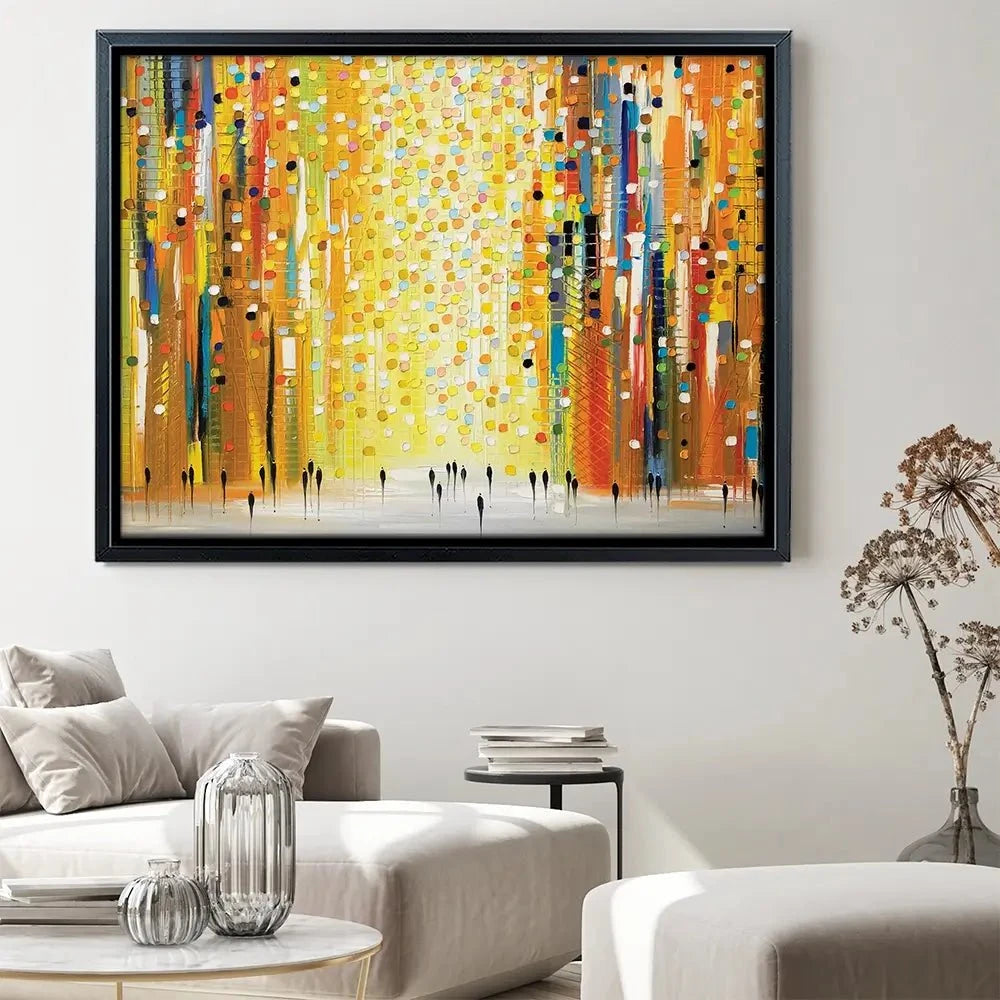 Sunset Lights Canvas Print Sunset Lights Canvas Print wall art product Ekaterina Ermilkina