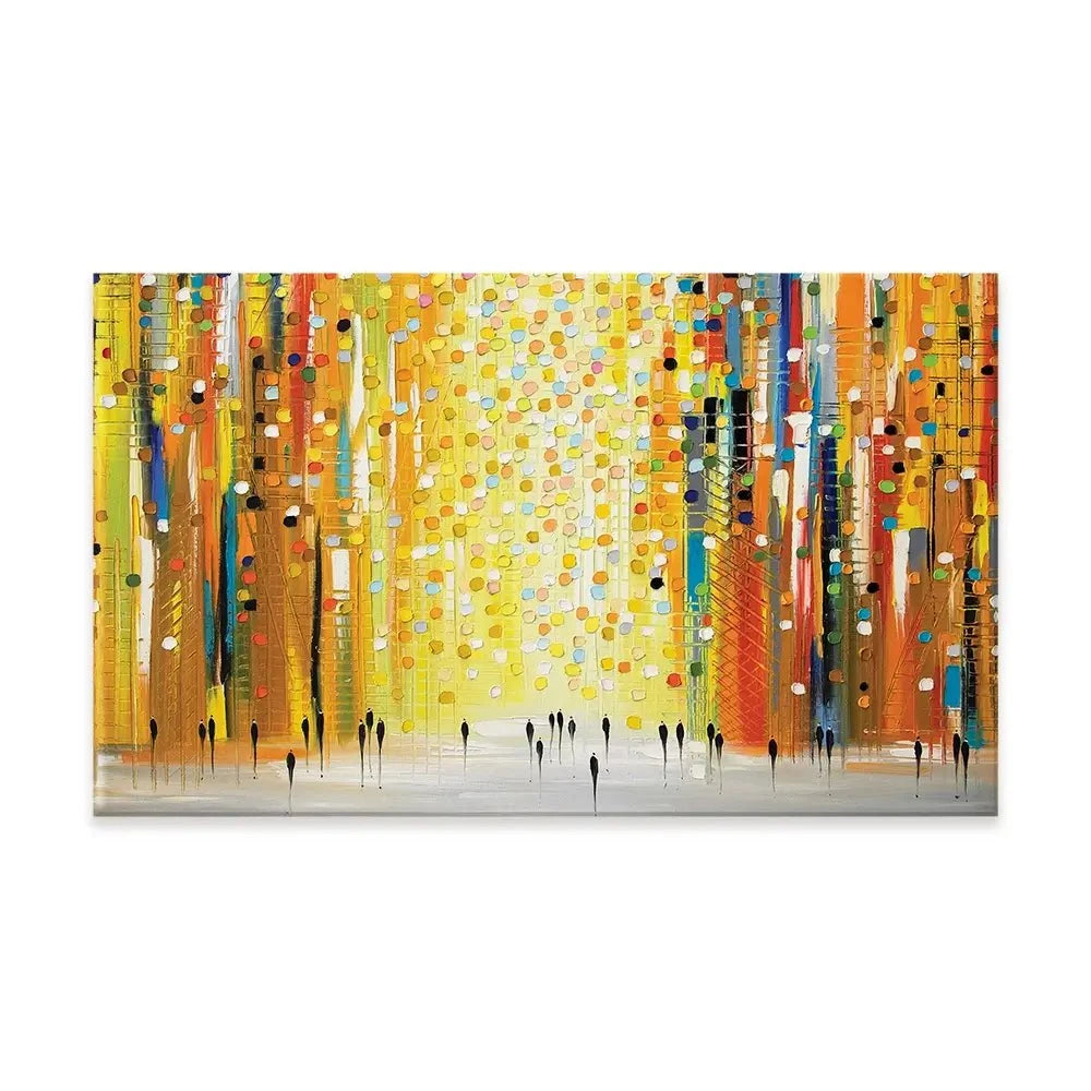 Sunset Lights Canvas Print Sunset Lights Canvas Print wall art product Ekaterina Ermilkina