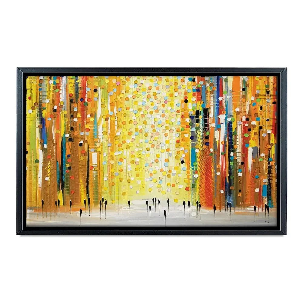 Sunset Lights Canvas Print Sunset Lights Canvas Print wall art product Ekaterina Ermilkina