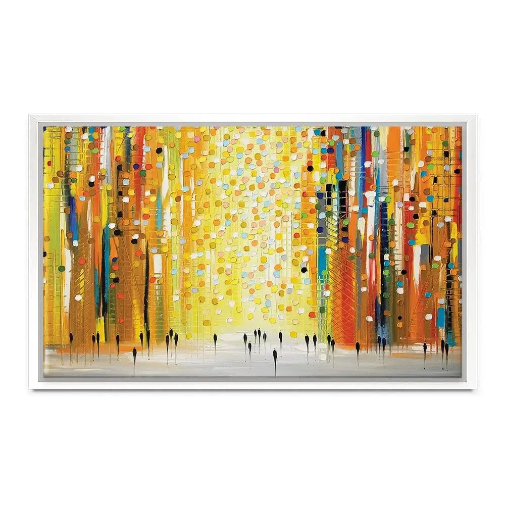 Sunset Lights Canvas Print Sunset Lights Canvas Print wall art product Ekaterina Ermilkina