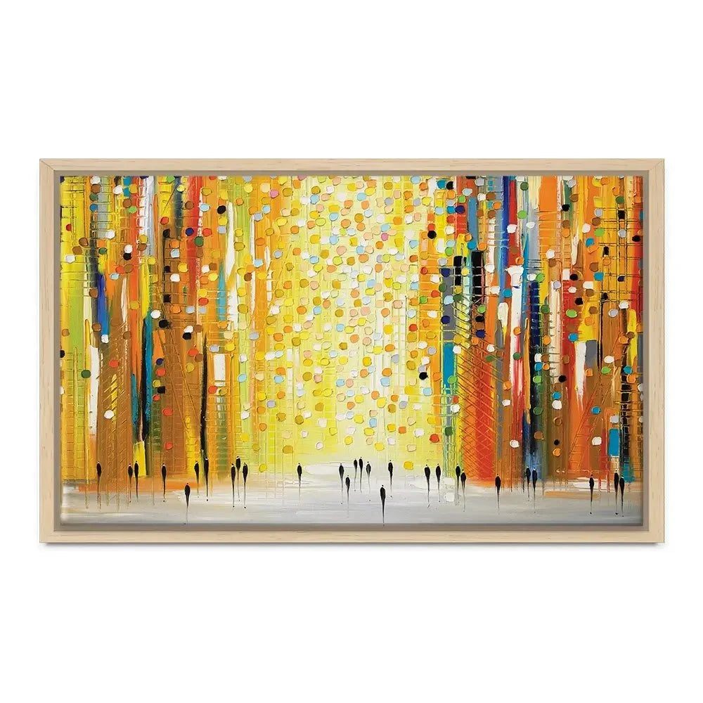 Sunset Lights Canvas Print Sunset Lights Canvas Print wall art product Ekaterina Ermilkina